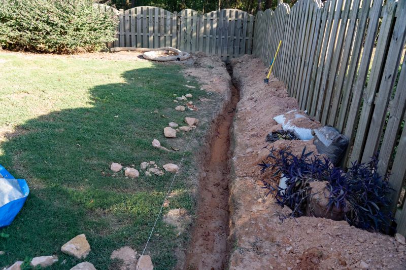 Completed French Drain System